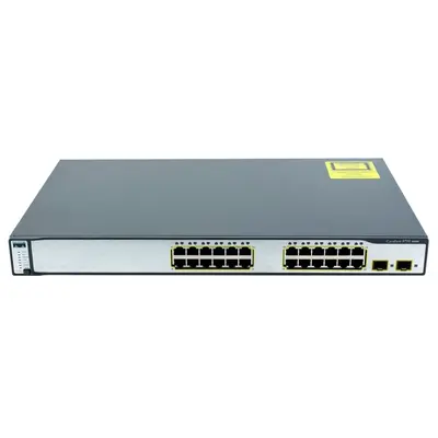 WS-C3750-24TS-S= Cisco C3750-24TS 24-Port + 2-Port SFP Layer 3 Switch