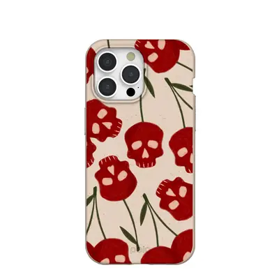 Seashell Scary Cherry iPhone 15 Pro Max Case
