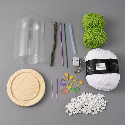 DIY Bellflowers Battery Powered Night Lamp Knitting Kits