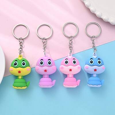 PVC Plastic Keychain