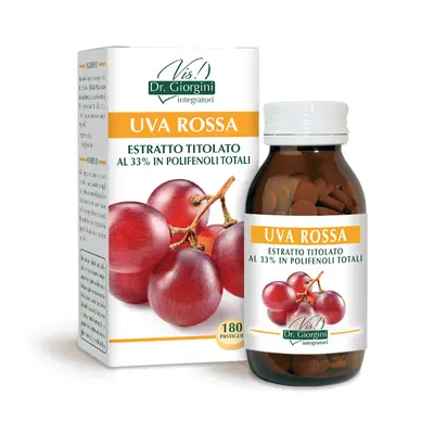 Dr Giorgini red grape titrated extract 90 g - 180 tablets of 500 mg