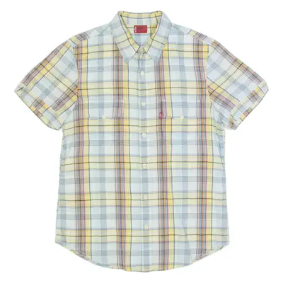 LEVI'S Mens Shirt Blue Check M