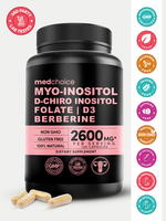14-in-1 Inositol Supplement Healthcare Support for Women - 40:1 Myo-Inositol & D-Chiro Inositol Powder Womens Supplement, Pac...