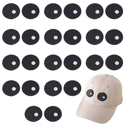 12 Pairs Eye Computerized Embroidery Iron on/Sew on Patches