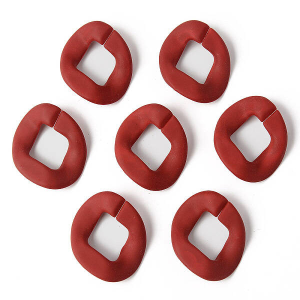 Rubberized Style Acrylic Linking Rings