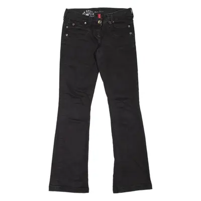 RIVER ISLAND Womens Jeans Black Regular Bootcut W30 L32