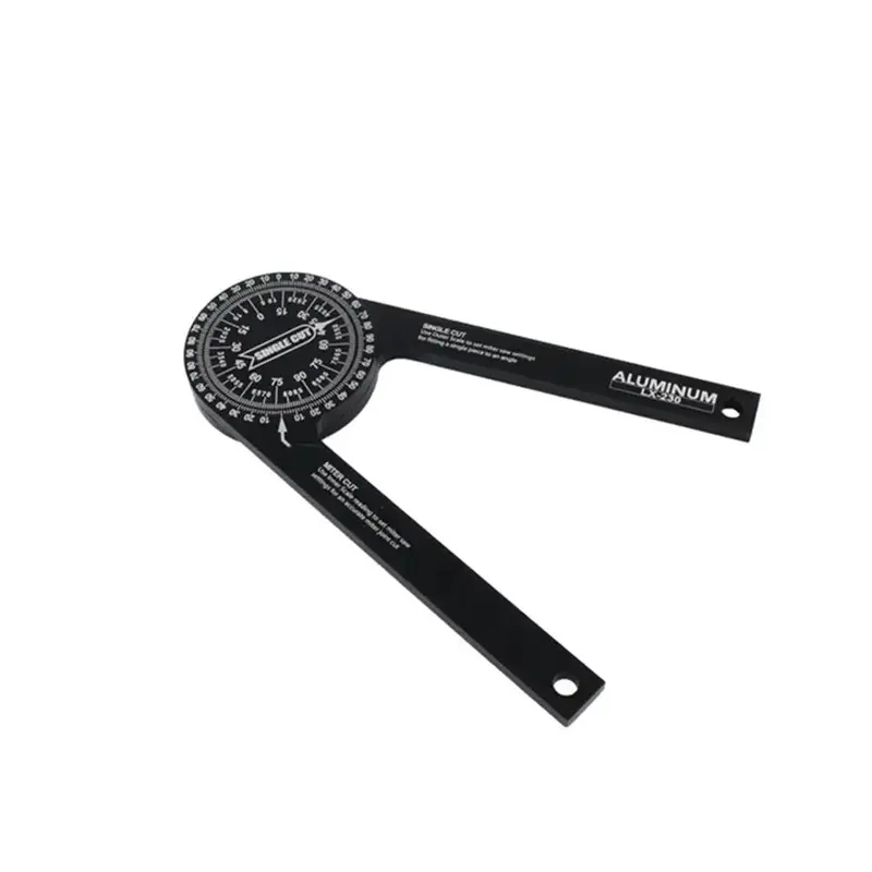 360 Degree Woodworking Angle Ruler, Miter Saw Protractor, Carpenter's Angle Detector, Efficient & Accurate Angle Finder, Engr...