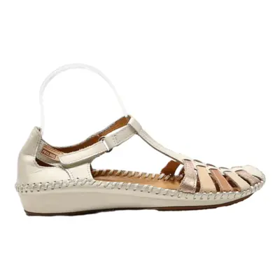 PIKOLINIS Gladiator Sandals White Leather Womens UK 5