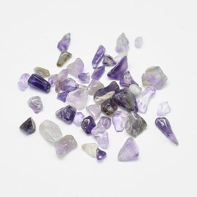 Natural Amethyst Chip Beads