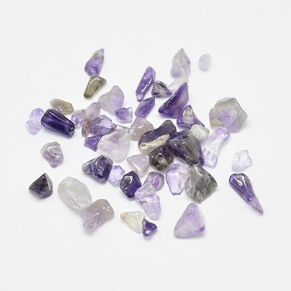 Natural Amethyst Chip Beads