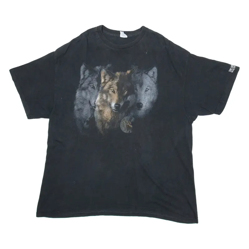 DELTA Mens T-Shirt Black 2XL