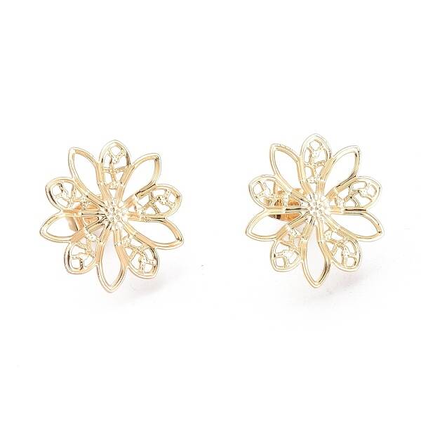 Brass Stud Earring Findings
