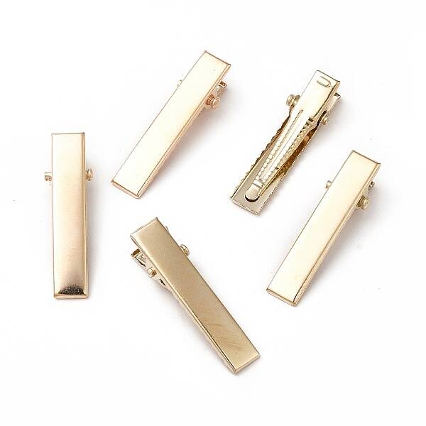 Iron Alligator Hair Clips Findings