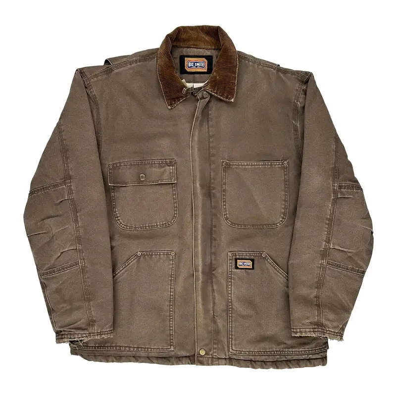 Big Smith Jacket - XL Brown Cotton | Size: x-large