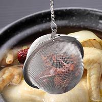 Stainless Steel Chain Tea Ball (1 Count), Tea Strainer with Chain, Mesh Tea Infuser, Kitchen Accessories