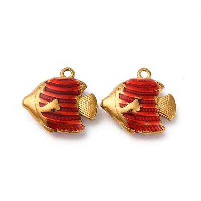 304 Stainless Steel Enamel Pendants