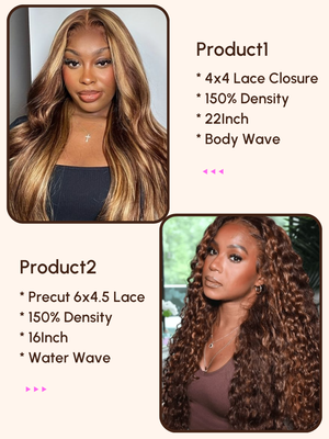2 Wigs $87 for 22