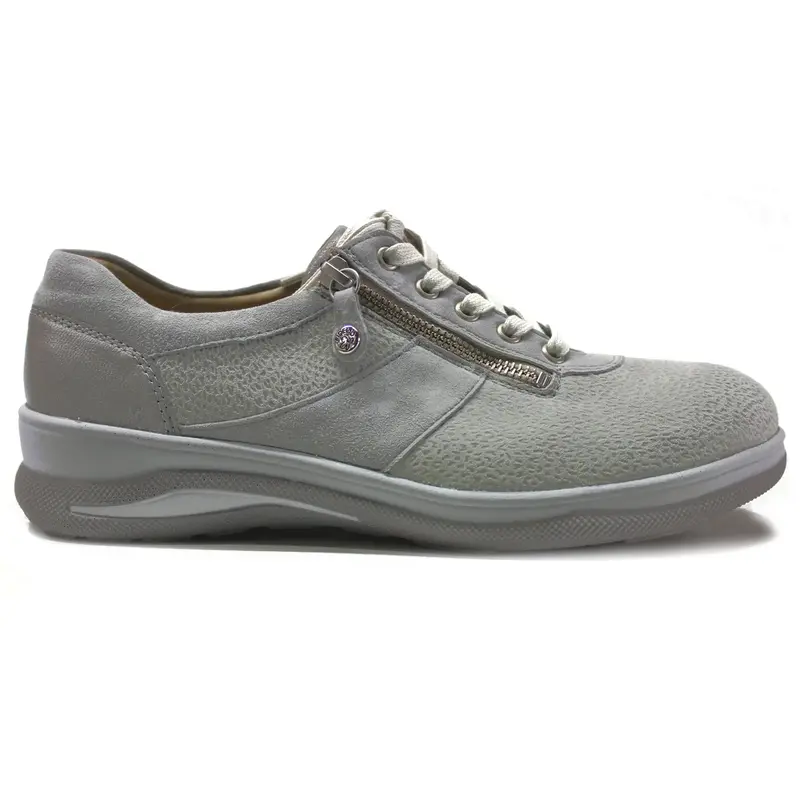 Fidelio Haley Leather Women's Lace Up Shoes - Pearl - Size:US 9.5 Women