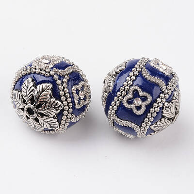 Round Handmade Indonesia Beads