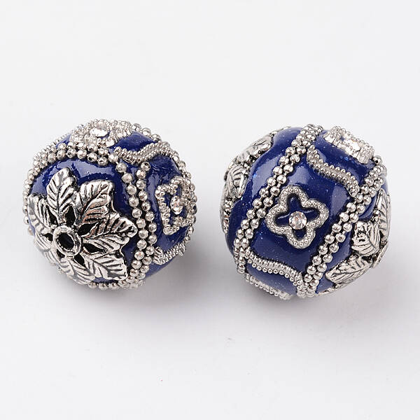 Round Handmade Indonesia Beads