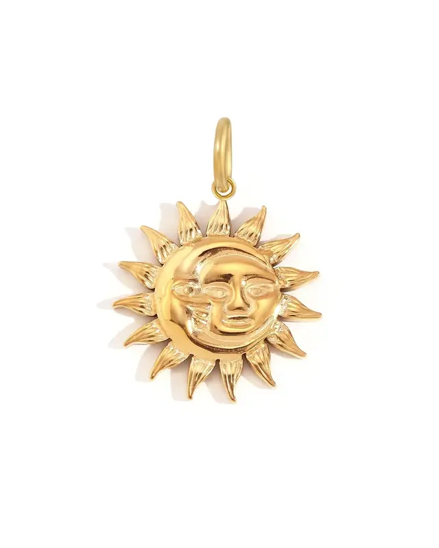 Luna Sol Charm | Metal Color: Gold