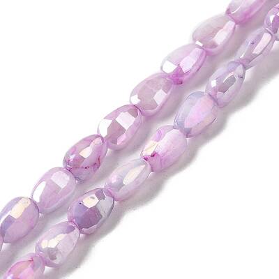 Electroplate Glass Beads Strands