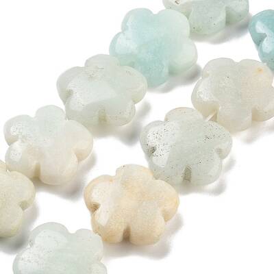 Natural Flower Amazonite Beads Strands