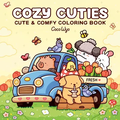 Cozy Cuties Coloring Book – Stress Relief & Family Fun with Adorable Designs for Adults & Kids - Cozy Spaces Coloring