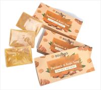 3PCS Lemon Turmeric KojicAcid Soap, Turmeric & Kojic Acid Soap, DarkSpot Remover, Kojic Acid Soap, Soap Body CareBody Wash Le...