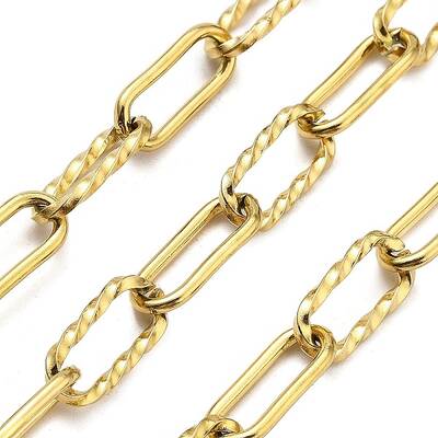 Ion Plating(IP) 304 Stainless Steel Oval Link Chains