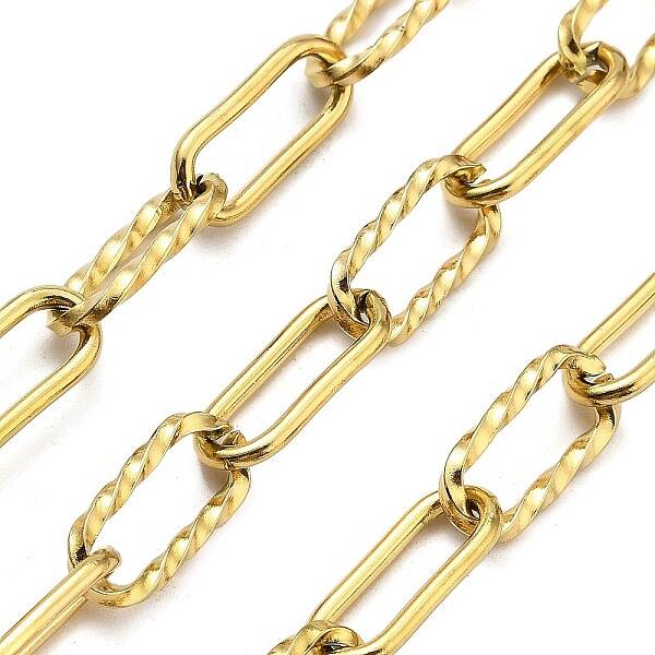 Ion Plating(IP) 304 Stainless Steel Oval Link Chains