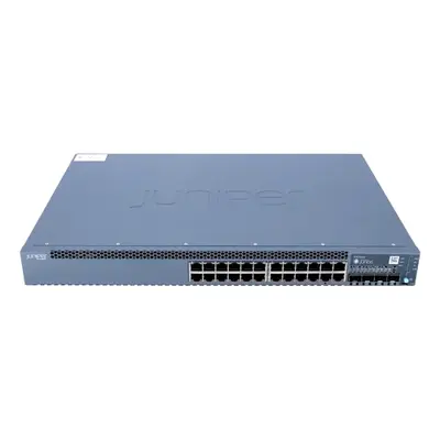 Juniper EX2300-24P | EX2300 Series 24 x RJ-45 Ports PoE+ 10/100/1000Base-T + 4 x SFP+ Ports Layer 3 Managed Rack-mountable Gi...