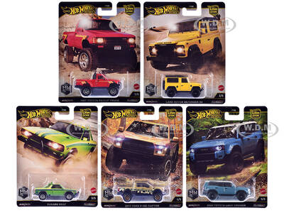 HW Off Road 5 piece Set Car Culture 2024 Series H Diecast Model Cars by Hot Wheels