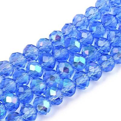 Electroplate Glass Beads Strands