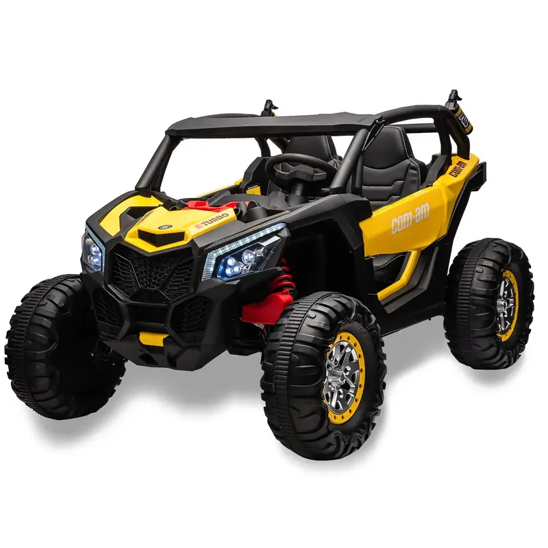 Garvee Ride - P Series: 24V 2 Seater Kids Ride on UTV Car For age 3+, w/Remote Control, 4WD Powerful Electric Vehicle with 4x...