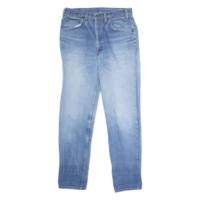 LEVI'S Orange Tab Mens Jeans Blue Regular Tapered Stone Wash W32 L30