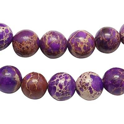 Synthetic Imperial Jasper Beads Strands