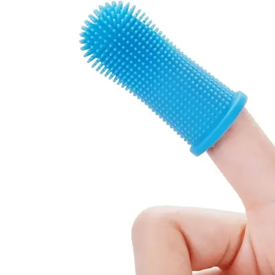 Disposable Pet Toothbrush, 10pcs Dog Toothbrush, Anti Stone Silicone Toothbrush, Dog and Kitten Gum Care Finger Brush