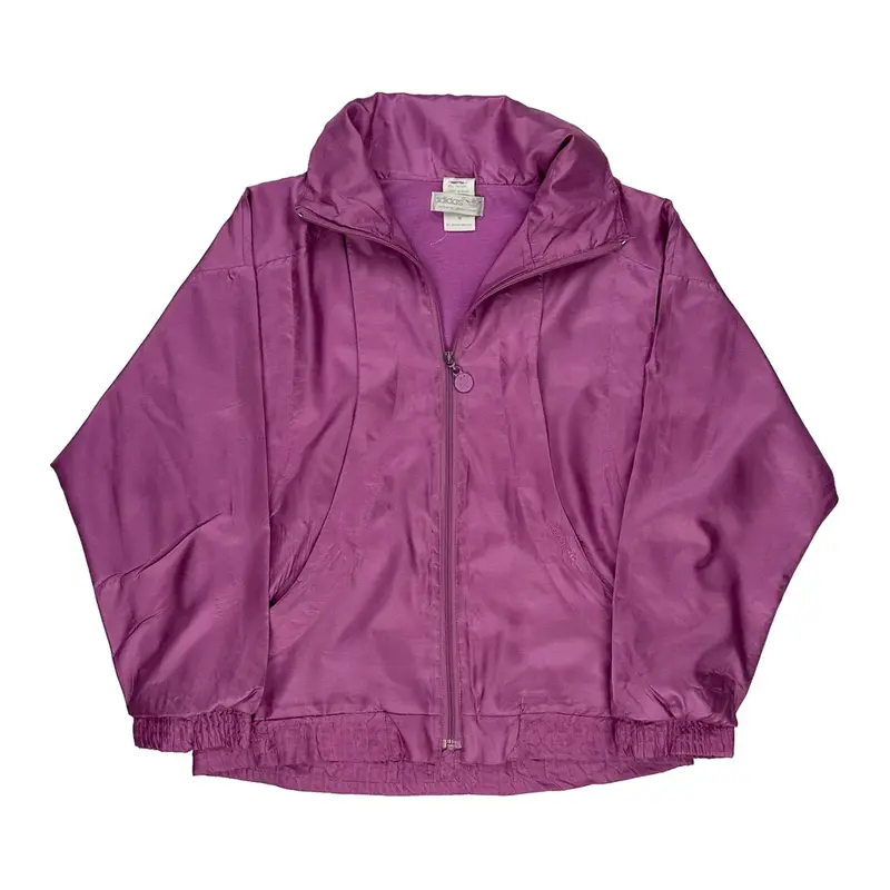 Adidas Track Jacket - Medium Purple Polyester
