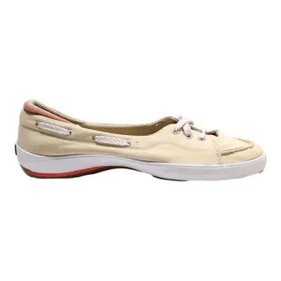 KEDS Ballet Shoes Beige Leather Womens UK 7.5