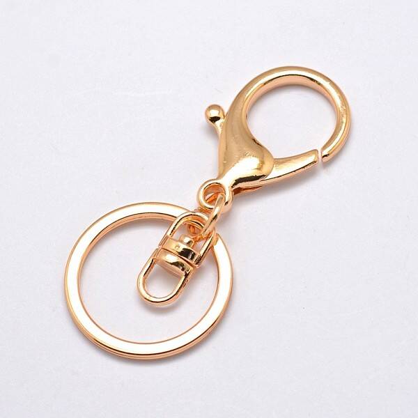 Alloy Keychain Clasp Findings