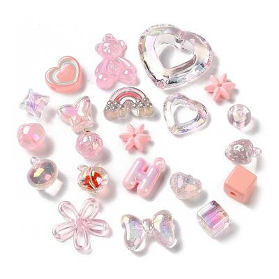 Mixed Style Acrylic Beads