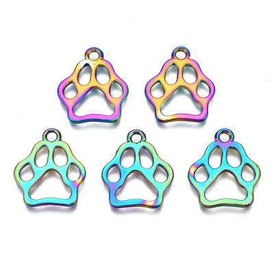 Rainbow Color Alloy Pendants