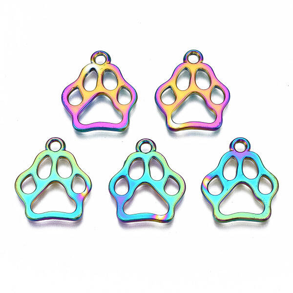 Rainbow Color Alloy Pendants