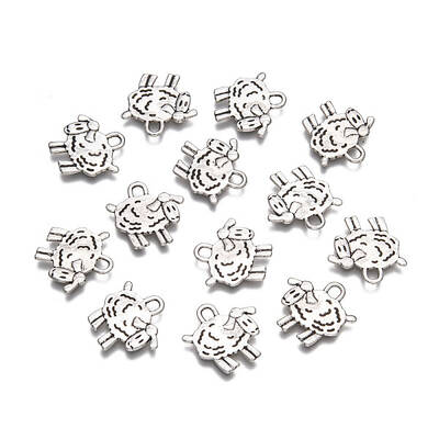 Tibetan Style Zinc Alloy Sheep Pendants
