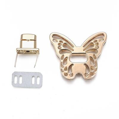Alloy Bag Twist Lock Clasps