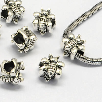 Alloy European Beads