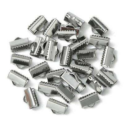 304 Stainless Steel Ribbon Crimp Ends