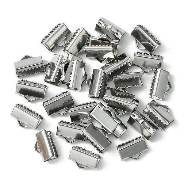 304 Stainless Steel Ribbon Crimp Ends