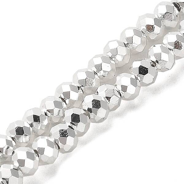 Electroplate Glass Beads Strands